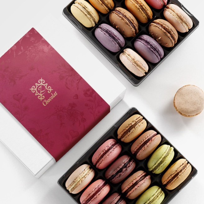 24 Macarons