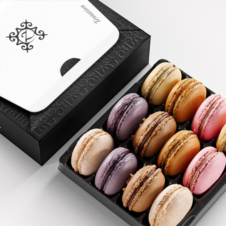 Assortiment Tentation – 12 macarons français | zChocolat