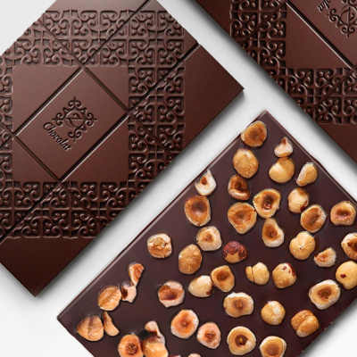 Dark 70% - Hazelnuts Trio