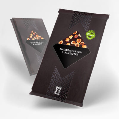 Trio Noir 70% - Noisettes