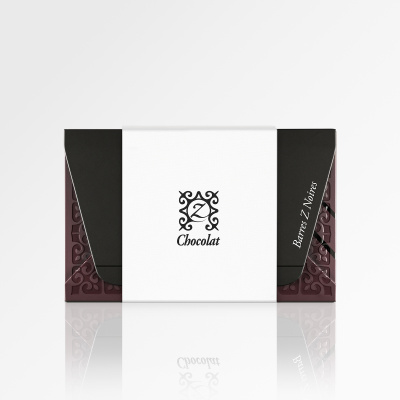 Dark ZBar Trio – 3 Dark Chocolate Praliné Bars | zChocolat