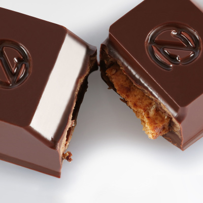 Dark ZBar Trio – 3 Dark Chocolate Praliné Bars | zChocolat