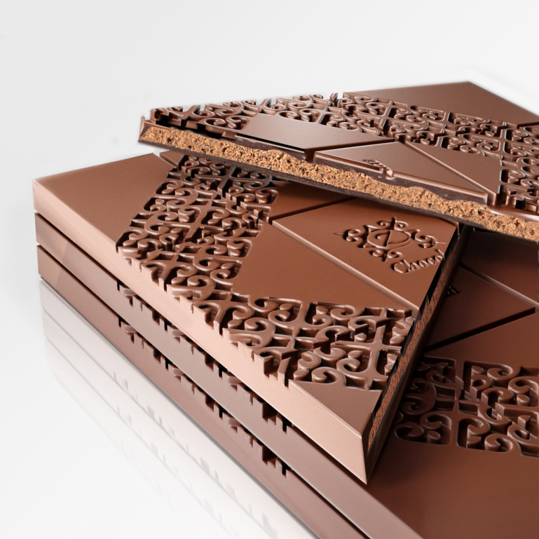 Trio Praliné Lait – 3 tablettes praliné noisette | zChocolat