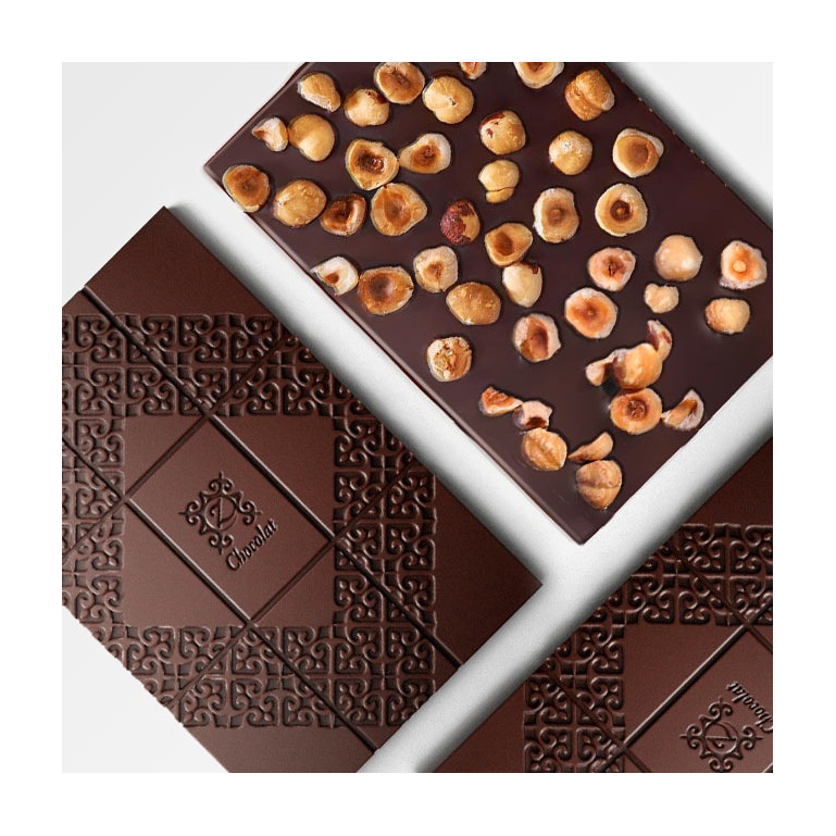 Noir 70% - Noisettes
