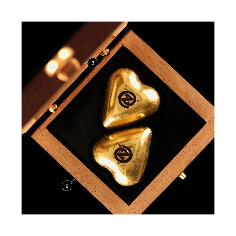 Opal Gold 2 Hearts