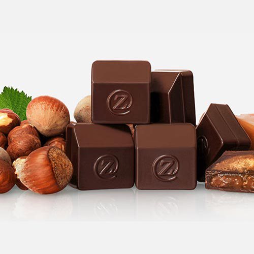 zChocolat chocolates with hazelnuts