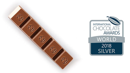 ZCHOCOLAT WON THE WORLD FINAL SILVER MEDAL FOR ITS MILK CHOCOLATE BAR